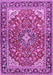 Medallion Purple Traditional Rug, tr4603pur