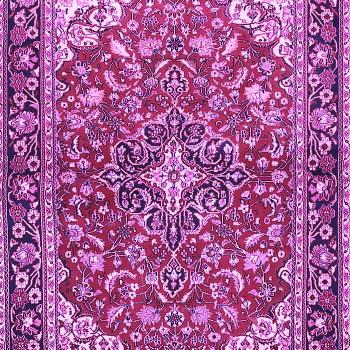 Medallion Purple Traditional Rug, tr4603pur