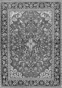 Medallion Gray Traditional Rug, tr4603gry