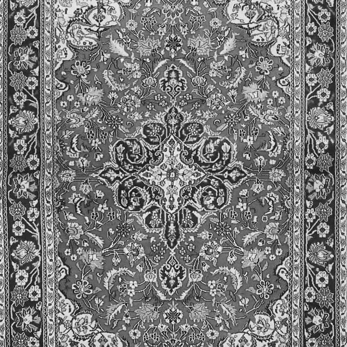 Medallion Gray Traditional Rug, tr4603gry