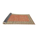 Sideview of Traditional Red Oriental Rug, tr4604
