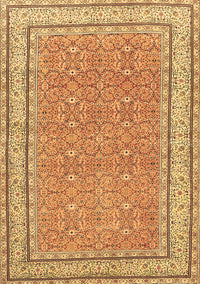 Oriental Brown Traditional Rug, tr4604brn