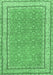 Oriental Emerald Green Traditional Rug, tr4604emgrn