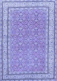 Oriental Blue Traditional Rug, tr4604blu