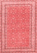 Oriental Red Traditional Area Rugs