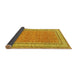Sideview of Oriental Yellow Traditional Rug, tr4604yw