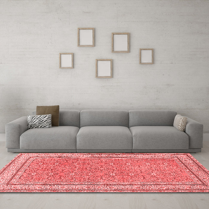 Traditional Red Washable Rugs