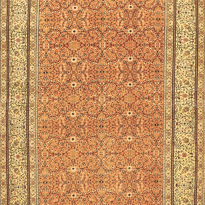 Machine Washable Oriental Brown Traditional Rug, wshtr4604brn