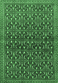 Persian Emerald Green Traditional Rug, tr4605emgrn