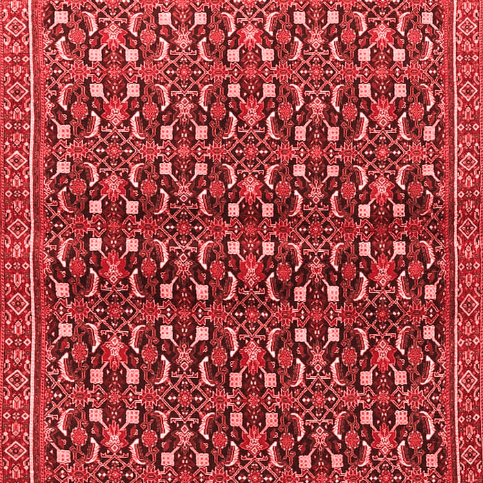 Machine Washable Persian Red Traditional Rug, wshtr4605red