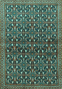 Persian Turquoise Traditional Rug, tr4605turq