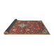 Sideview of Traditional Red Persian Rug, tr4606