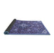 Sideview of Persian Blue Traditional Rug, tr4606blu