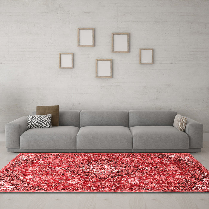 Traditional Red Washable Rugs