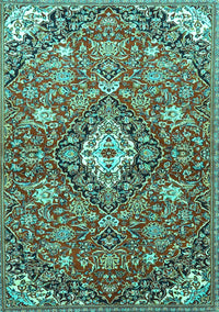 Persian Turquoise Traditional Rug, tr4606turq