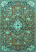Persian Turquoise Traditional Rug, tr4606turq