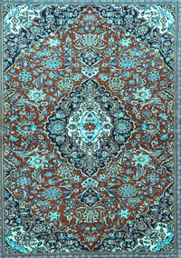 Persian Light Blue Traditional Rug, tr4606lblu