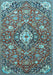 Persian Light Blue Traditional Rug, tr4606lblu