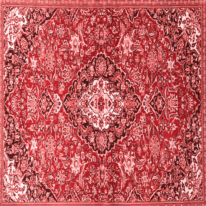 Machine Washable Persian Red Traditional Rug, wshtr4606red