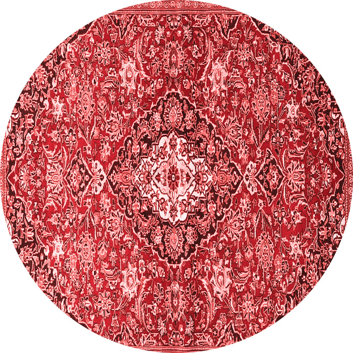 Machine Washable Persian Red Traditional Rug, wshtr4606red