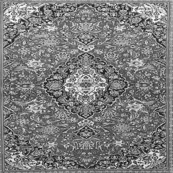 Serging Thickness of Persian Gray Traditional Rug, tr4606gry