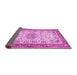 Sideview of Persian Pink Traditional Rug, tr4607pnk