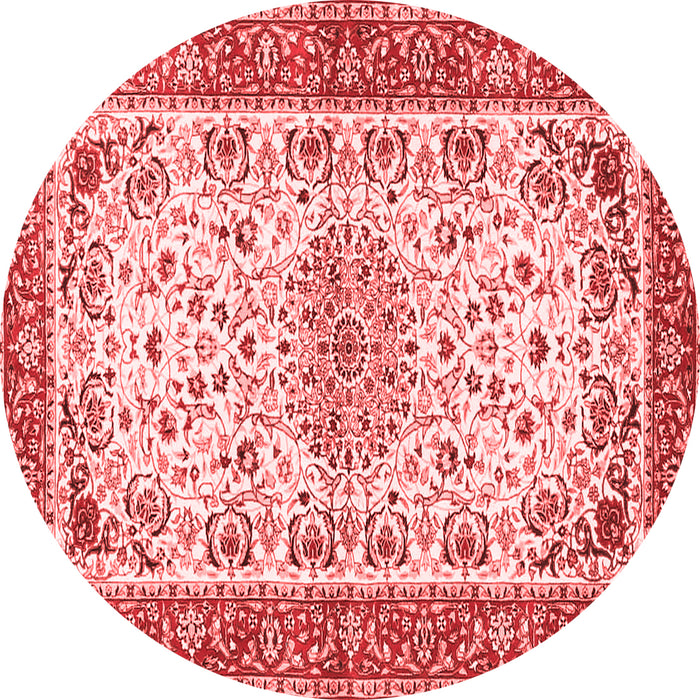 Machine Washable Persian Red Traditional Rug, wshtr4607red