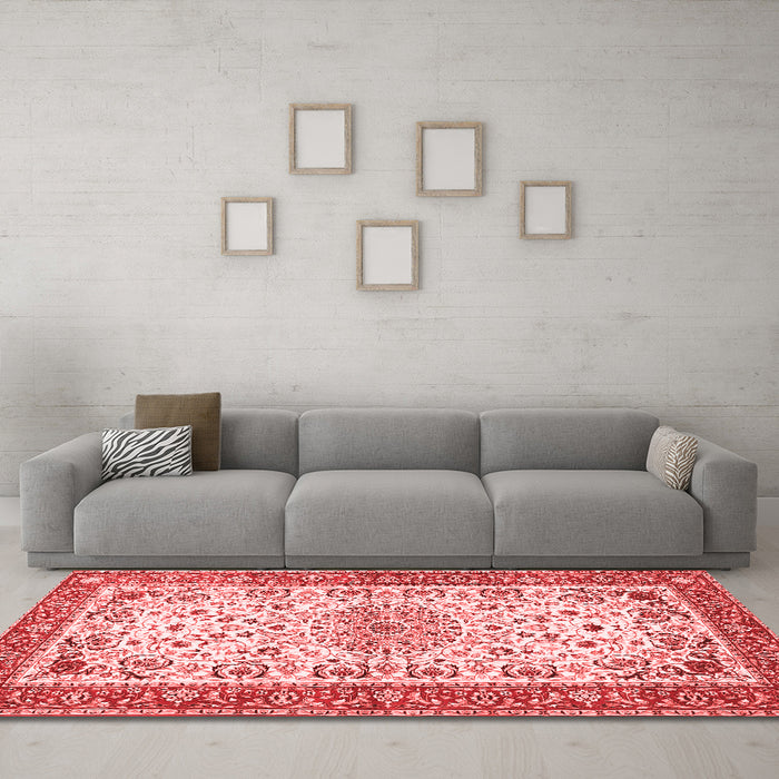Traditional Red Washable Rugs