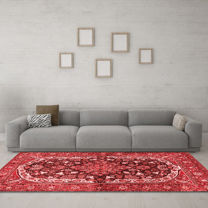Traditional Red Washable Rugs