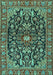 Persian Turquoise Traditional Rug, tr4609turq