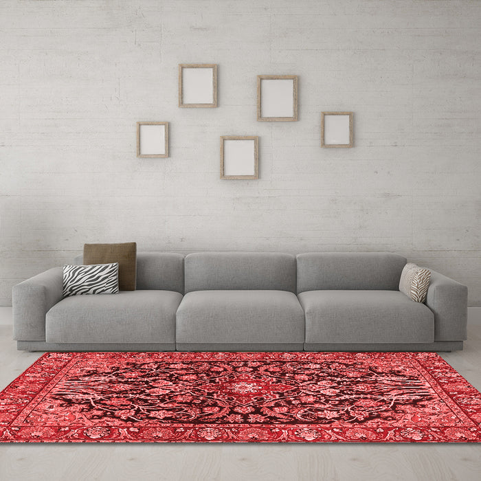 Traditional Red Washable Rugs
