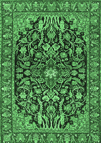 Persian Emerald Green Traditional Rug, tr4609emgrn