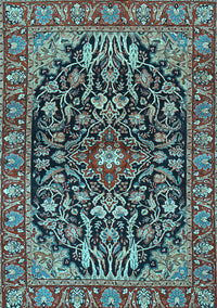 Persian Light Blue Traditional Rug, tr4609lblu