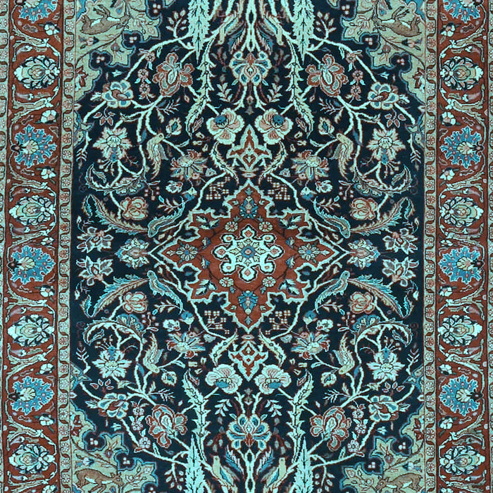 Persian Light Blue Traditional Rug, tr4609lblu