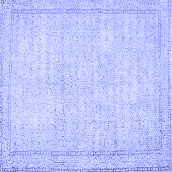 Square Persian Blue Traditional Rug, tr460blu