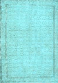 Persian Light Blue Traditional Rug, tr460lblu