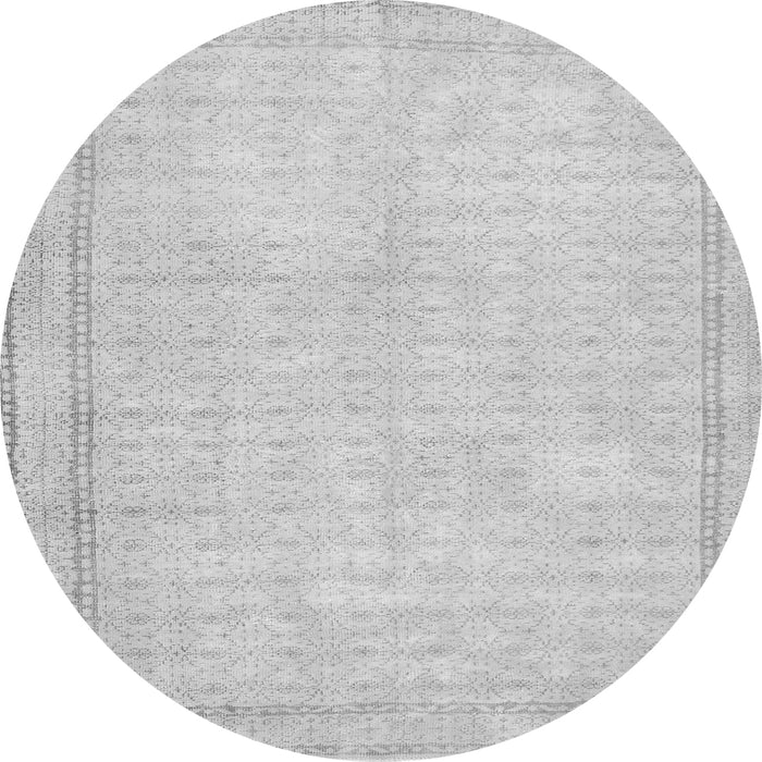 Square Persian Gray Traditional Rug, tr460gry