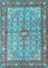 Persian Light Blue Traditional Rug, tr4610lblu