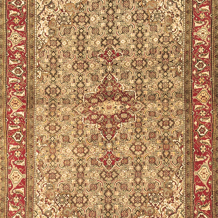 Machine Washable Persian Brown Traditional Rug, wshtr4610brn