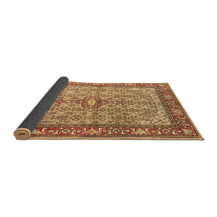 Sideview of Persian Brown Traditional Rug, tr4610brn