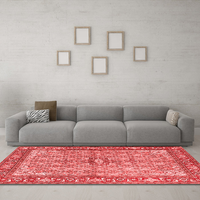 Traditional Red Washable Rugs