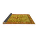 Sideview of Persian Yellow Traditional Rug, tr4610yw