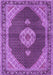 Machine Washable Medallion Purple Traditional Area Rugs, wshtr4611pur