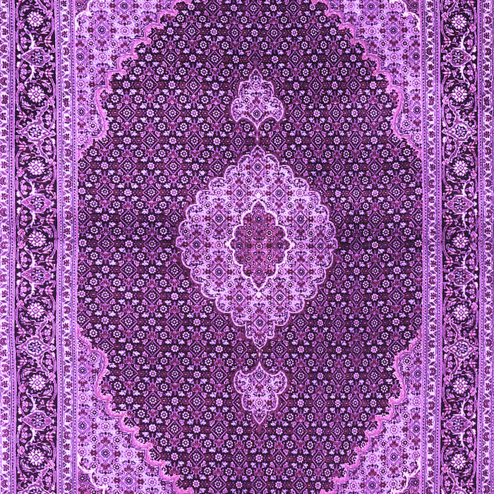 Machine Washable Medallion Purple Traditional Area Rugs, wshtr4611pur