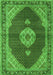 Medallion Green Traditional Rug, tr4611grn