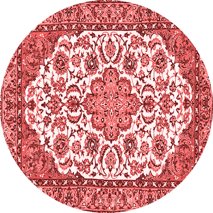 Medallion Red Traditional Rug, tr4612red