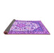 Sideview of Medallion Purple Traditional Rug, tr4612pur