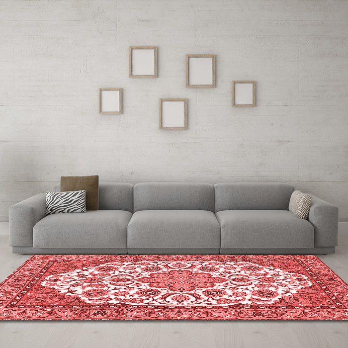Traditional Red Washable Rugs