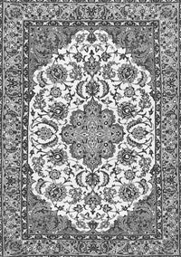 Medallion Gray Traditional Rug, tr4612gry