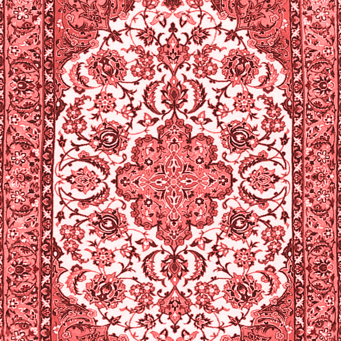 Medallion Red Traditional Area Rugs